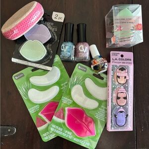 Beauty Lot. Nail + Makeup Accessories Bundle. Tweezers. NIB